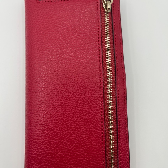 Kate Spade Eva Bifold Wallet - Red, Leather - Picture 2 of 5
